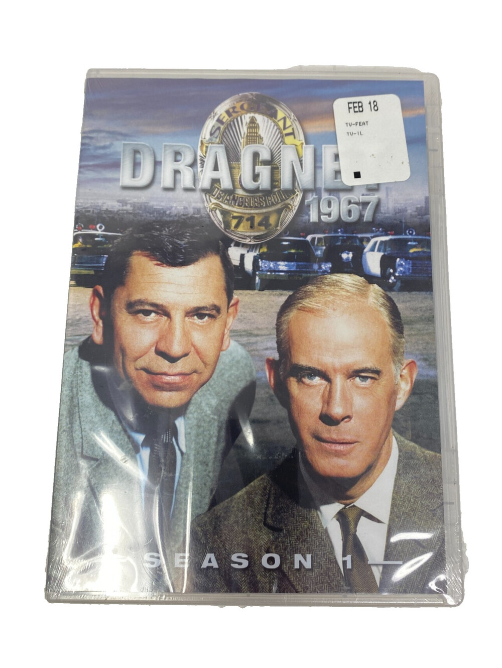 Dragnet 1967 Season 1 DVD 3-Disc Jack Webb Harry Morgan Universal 2018 Sealed